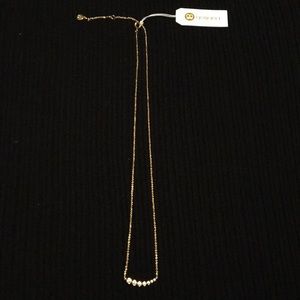 Gorjana Candice shimmer necklace.